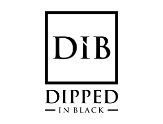 Dipped in Black logo design by p0peye