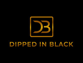 Dipped in Black logo design by gateout