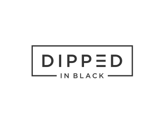 Dipped in Black logo design by valco