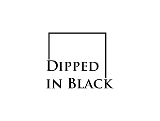Dipped in Black logo design by pel4ngi