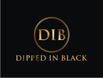 Dipped in Black logo design by carman