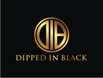 Dipped in Black logo design by carman