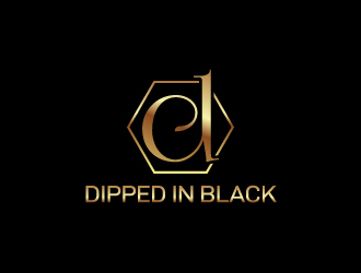 Dipped in Black logo design by uttam