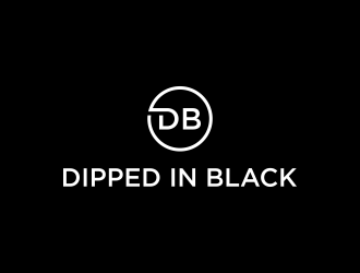 Dipped in Black logo design by Galfine