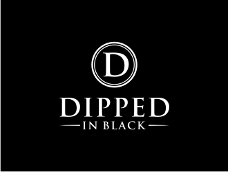 Dipped in Black logo design by johana