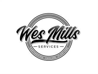 WES MILLS SERVICES logo design by evdesign