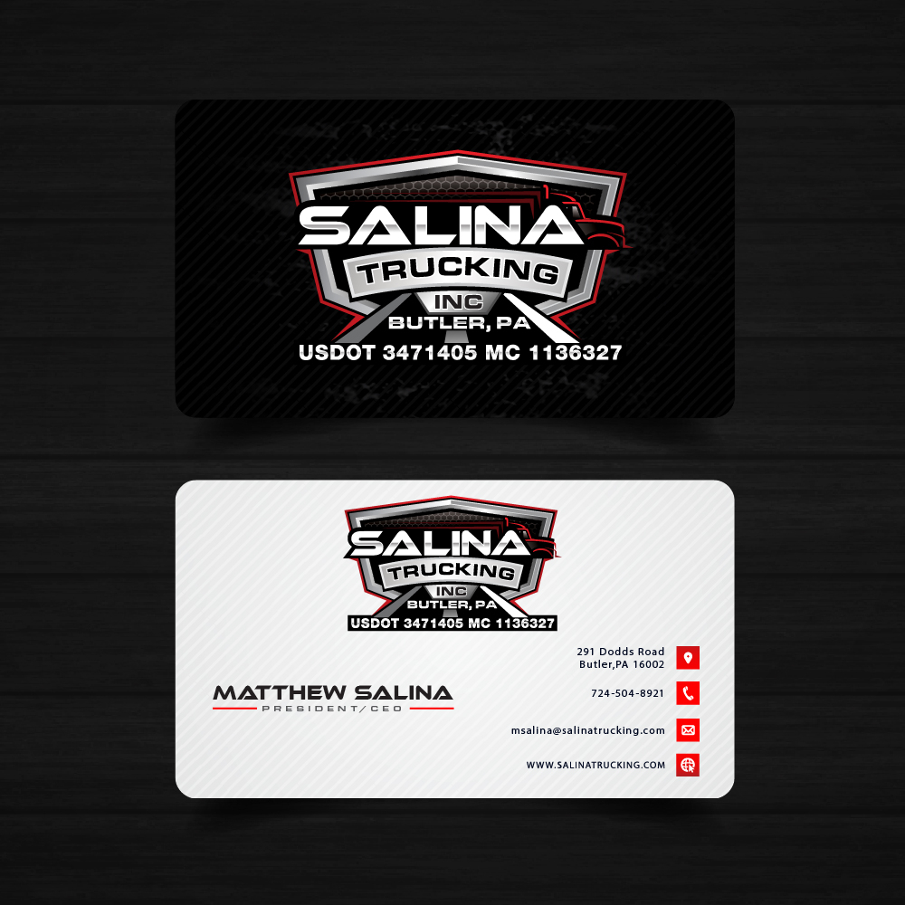 Salina Trucking Inc logo design by igor1408