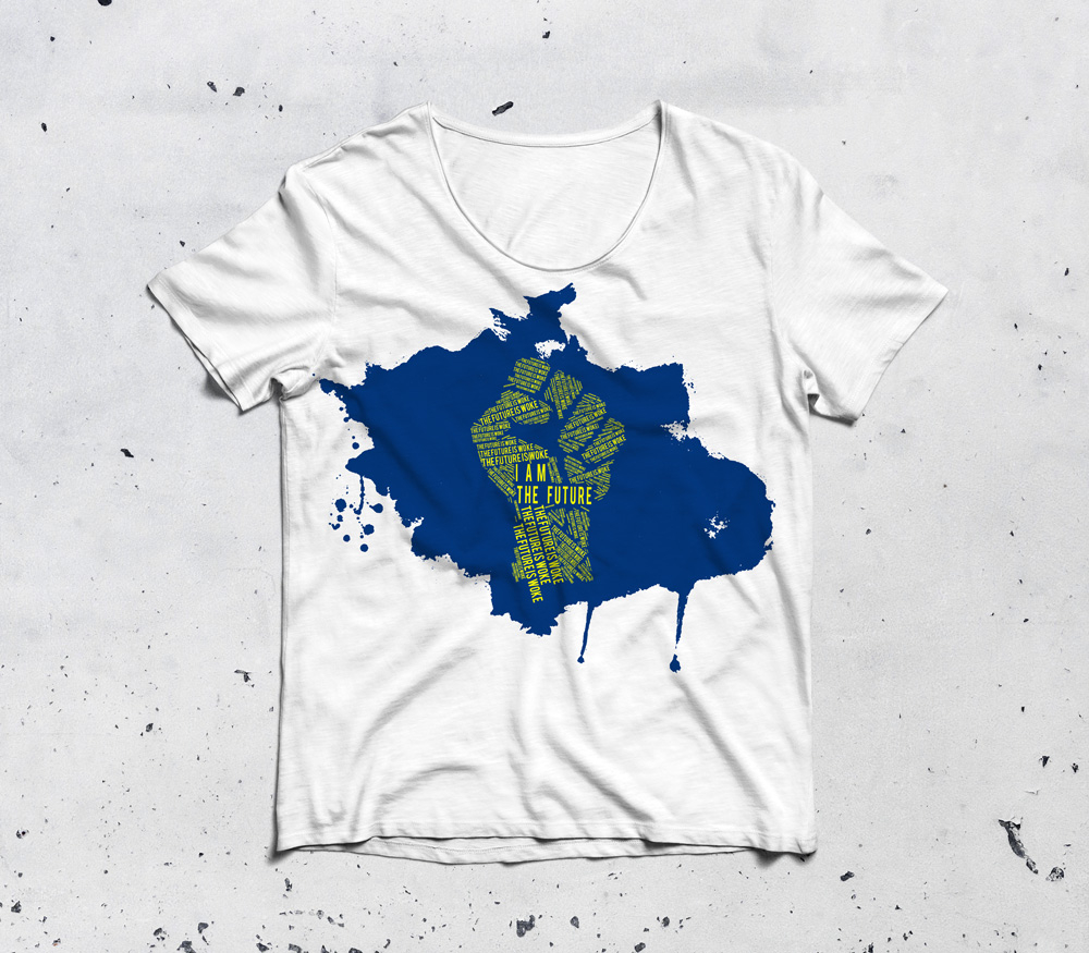 The Future Is Woke. logo design by grea8design