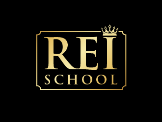 REI School logo design by BeDesign