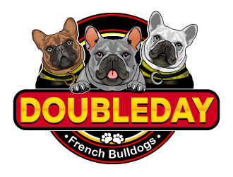 DOUBLEDAY FRENCH BULLDOGS  logo design by Suvendu