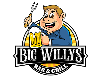 Big Willys Bar and Grill logo design by haze