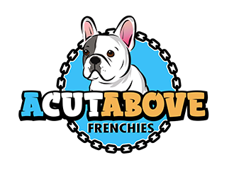 A Cut Above Frenchies  logo design by 3Dlogos
