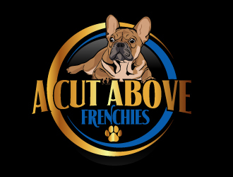 A Cut Above Frenchies  logo design by AamirKhan