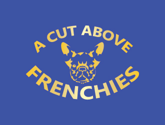A Cut Above Frenchies  logo design by aiqodesain