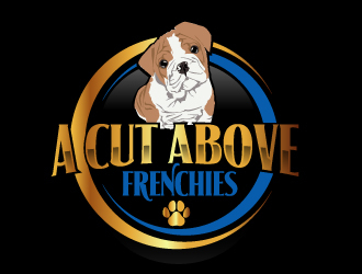 A Cut Above Frenchies  logo design by AamirKhan