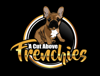 A Cut Above Frenchies  logo design by AamirKhan