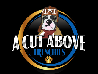 A Cut Above Frenchies  logo design by AamirKhan