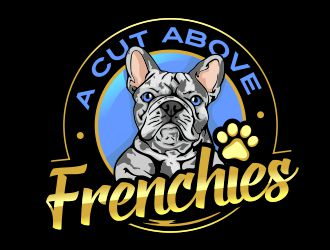 A Cut Above Frenchies  logo design by veron