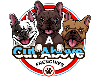 A Cut Above Frenchies  logo design by Suvendu