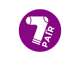 7-Pair logo design by gateout