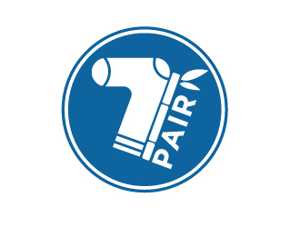 7-Pair logo design by gateout