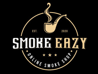 SMOKE EAZY  logo design by Conception
