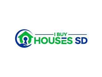 I Buy Houses Sd logo design by Gwerth