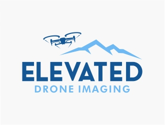 Elevated Drone Imaging  logo design by Mardhi