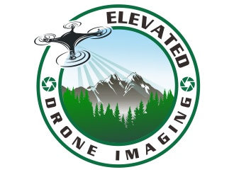 Elevated Drone Imaging  logo design by bosbejo