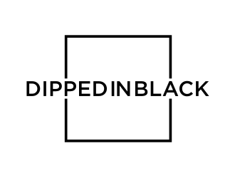 Dipped in Black logo design by puthreeone