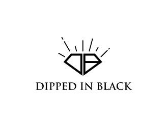 Dipped in Black logo design by Devian