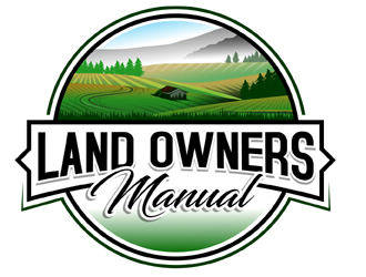 Land Owners Manual logo design by MAXR