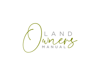 Land Owners Manual logo design by bricton