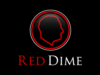Red Dime logo design by mewlana