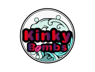 Kinky Bombs logo design by Sofia Shakir