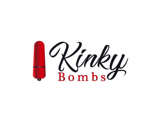 Kinky Bombs logo design by aryamaity
