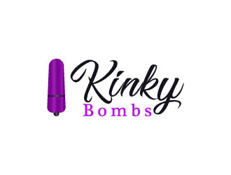 Kinky Bombs logo design by aryamaity