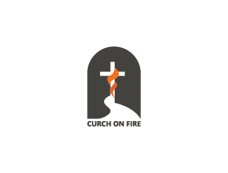 Church On Fire logo design by aiqodesain