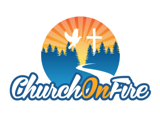 Church On Fire logo design by AamirKhan