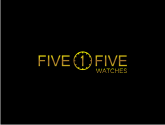 Five 1 Five Watches  logo design by peundeuyArt