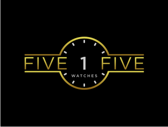 Five 1 Five Watches  logo design by valco