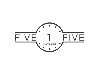 Five 1 Five Watches  logo design by valco