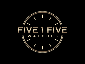 Five 1 Five Watches  logo design by GassPoll