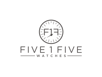 Five 1 Five Watches  logo design by bricton