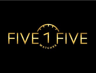 Five 1 Five Watches  logo design by MonkDesign