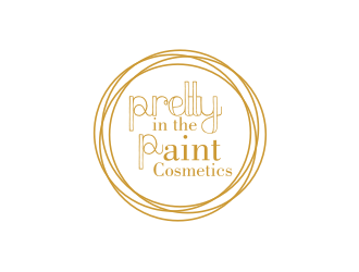 Pretty in the Paint Cosmetics  logo design by hopee