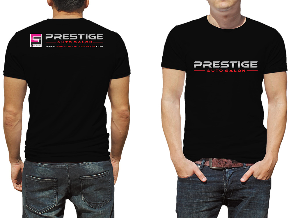 Prestige Auto Salon logo design by Gelotine