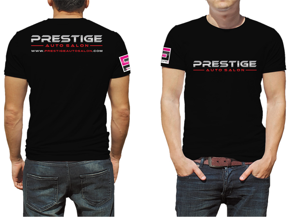 Prestige Auto Salon logo design by Gelotine