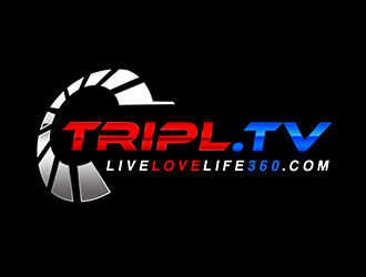 TripL.TV and LiveLoveLife360.com logo design by 3Dlogos