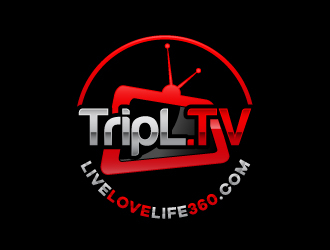 TripL.TV and LiveLoveLife360.com logo design by Kirito